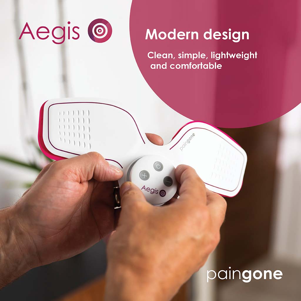 Aegis has a modern design that is compact and lightweight for comfort