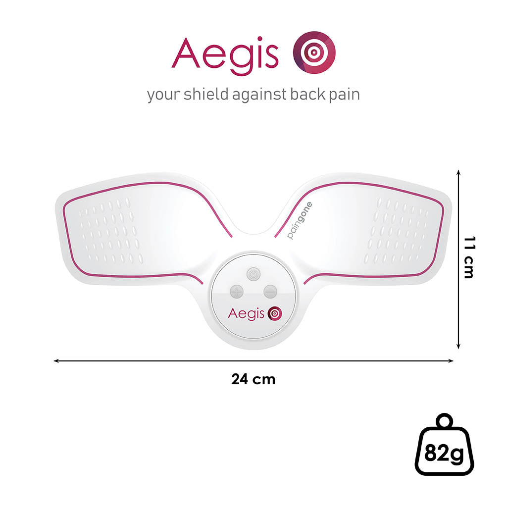 Aegis is 84 grams in weight. 24cm wide and 11cm tall