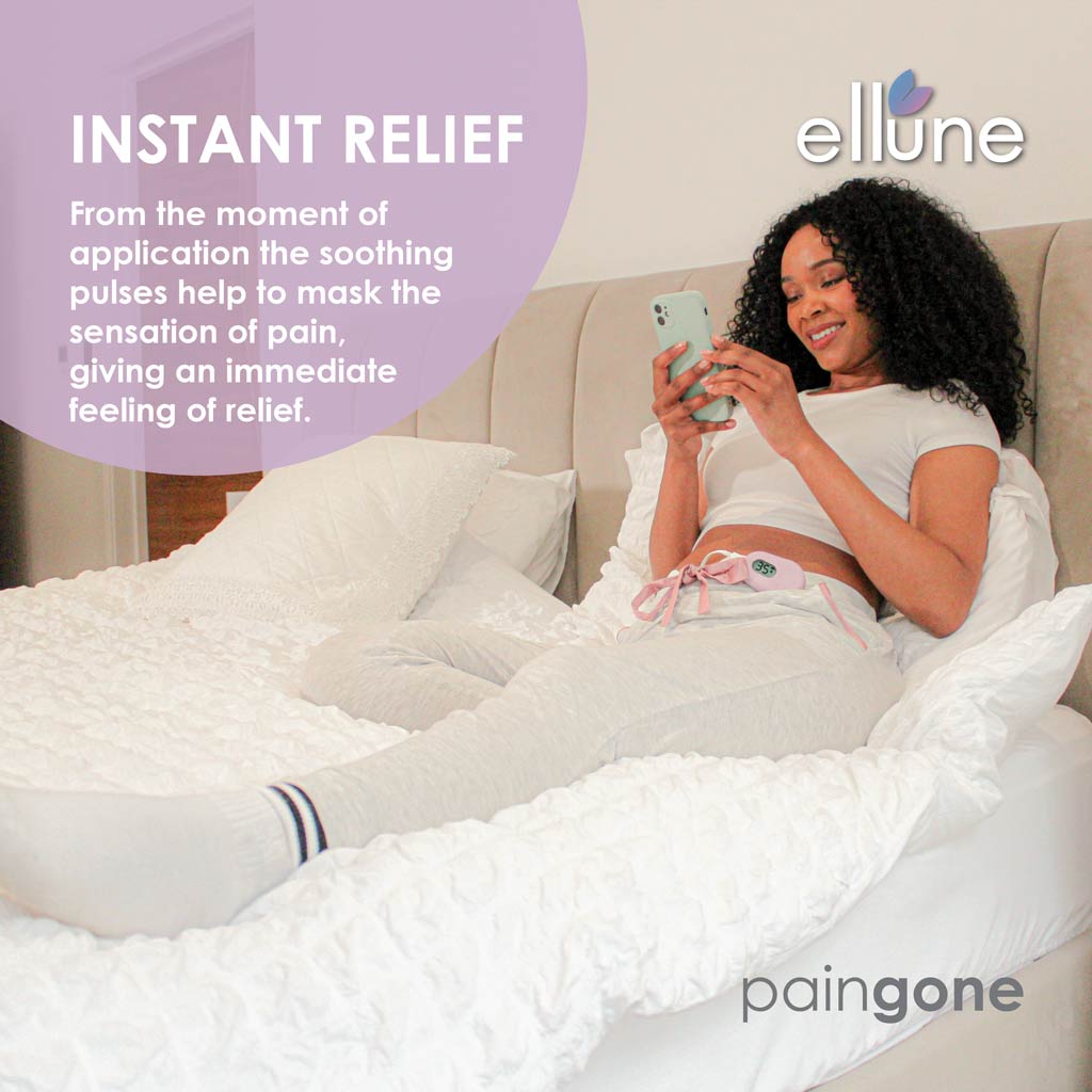 For the moment of application the soothing pulse helps to mask the sensation of pain, giving an immediate feel of relief.