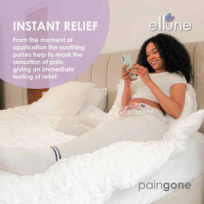 For the moment of application the soothing pulse helps to mask the sensation of pain, giving an immediate feel of relief.