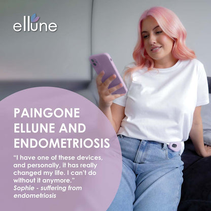 "I have one of these devices, and personally, it has really change my life. I can't do without it anymore." Sphie - suffering from endometriosis