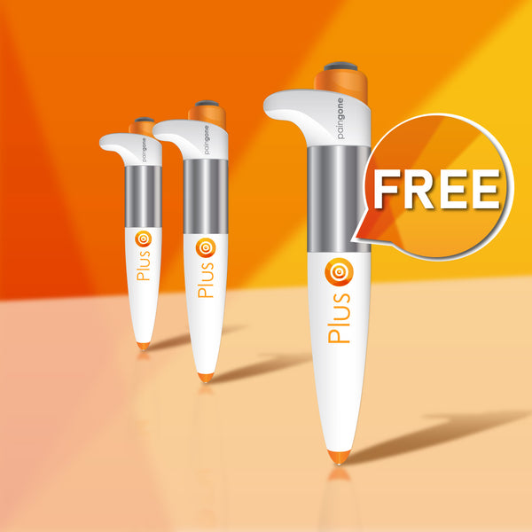 Triple pack of paingone plus. Buy one get one free